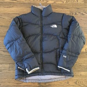 The Northface down puffer coat black size small